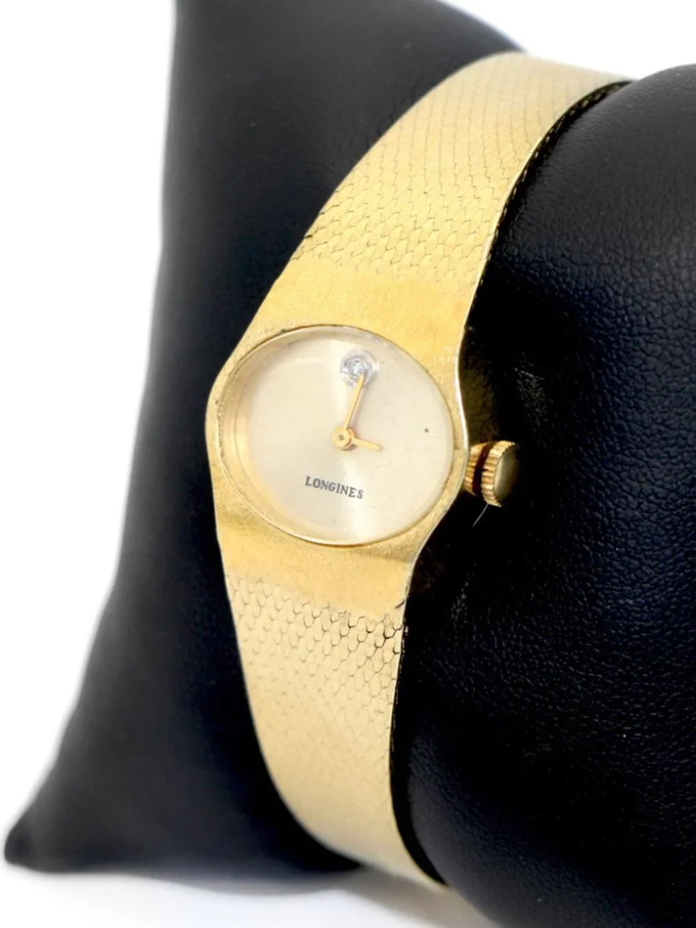 Longines Vintage Gold-Tone Diamond Handwind Watch